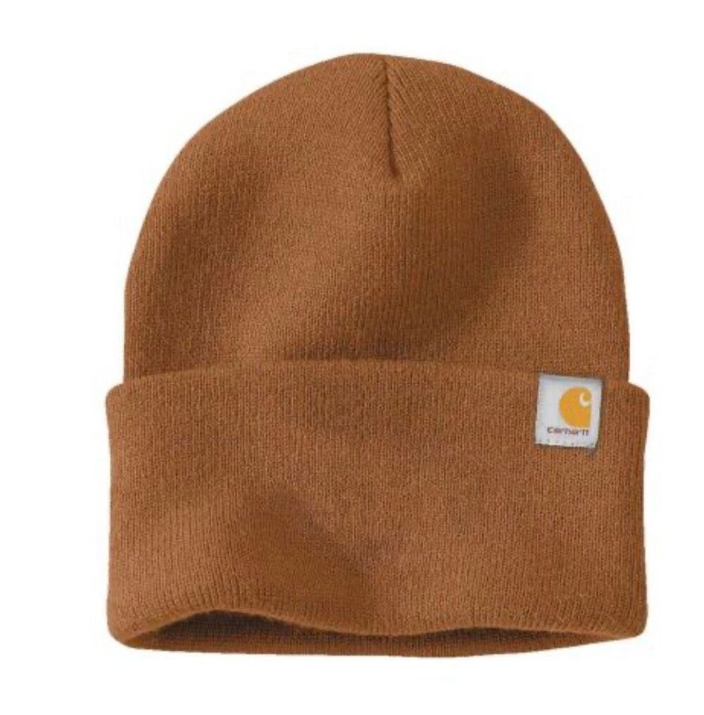 Carhartt Brown Beanie Hat